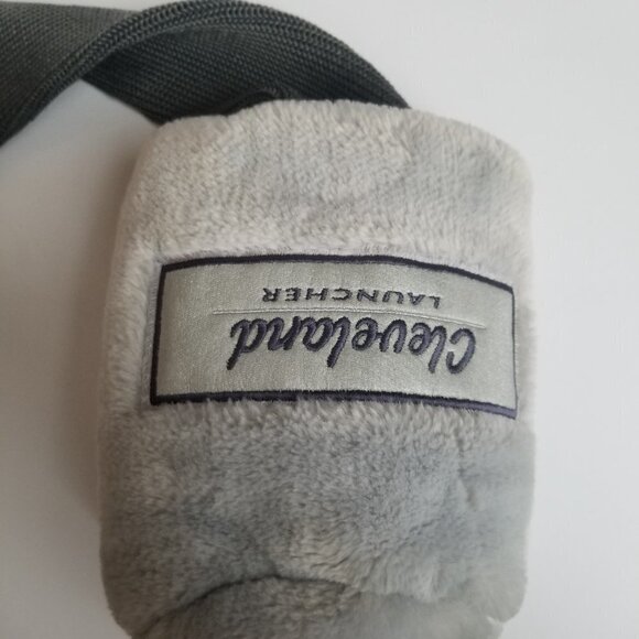 Cleveland Launcher Golf Driver Head Cover Fuzzy Grey Top Dark Grey Bottom - Picture 2 of 4